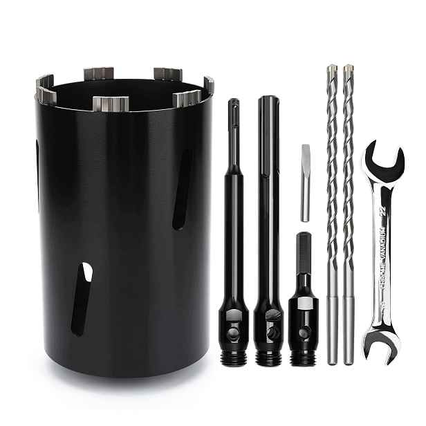 Vrták 152 mm, pracovní délka 200 mm, s trnem Sds Plus 220 mm, 10 x 240 mm