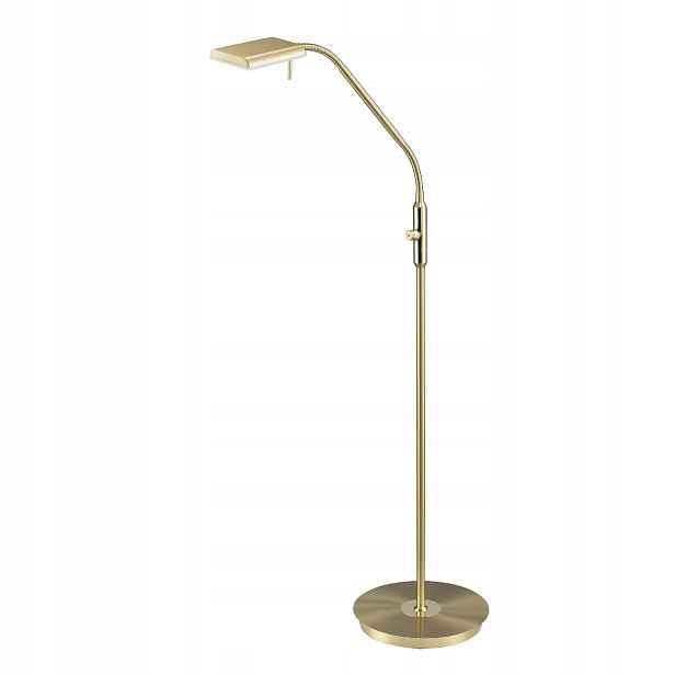 Stojací podlahová lampa Bergamo zlatá Trio