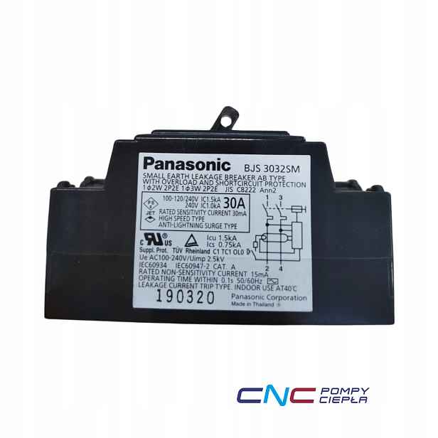Panasonic K5KYYAY00003 pojistka Fuse pro tepelná čerpadla gen. H a J