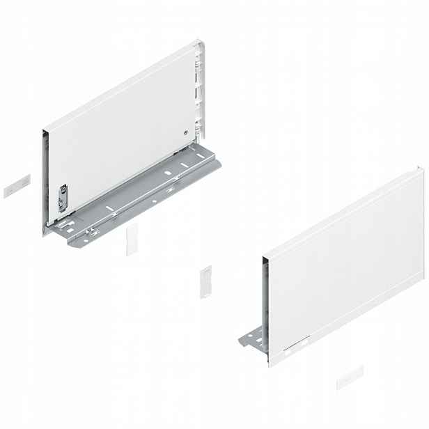 BLUM770C3002SLEGRABOX boční strany zásuvky o výšce C NL300 mm, hedvábně bílý mat