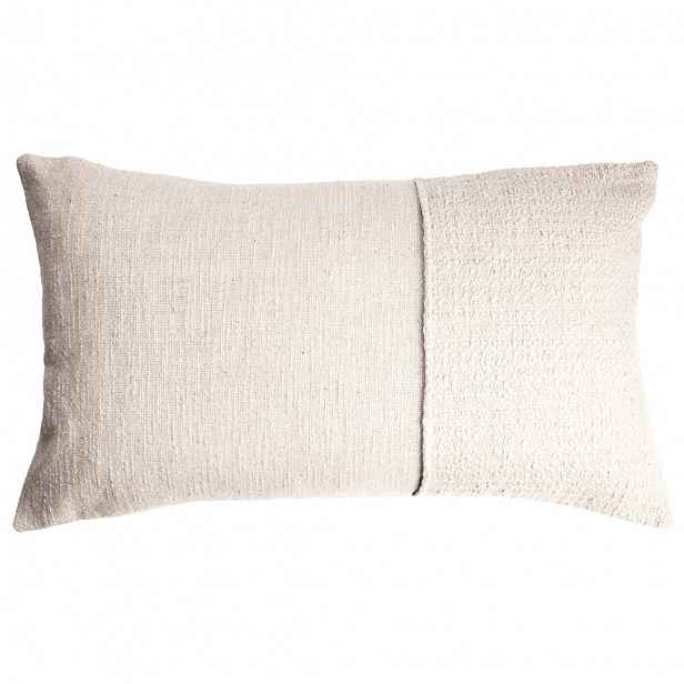 Dekorační polštář Dula, 60/40cm, bílá