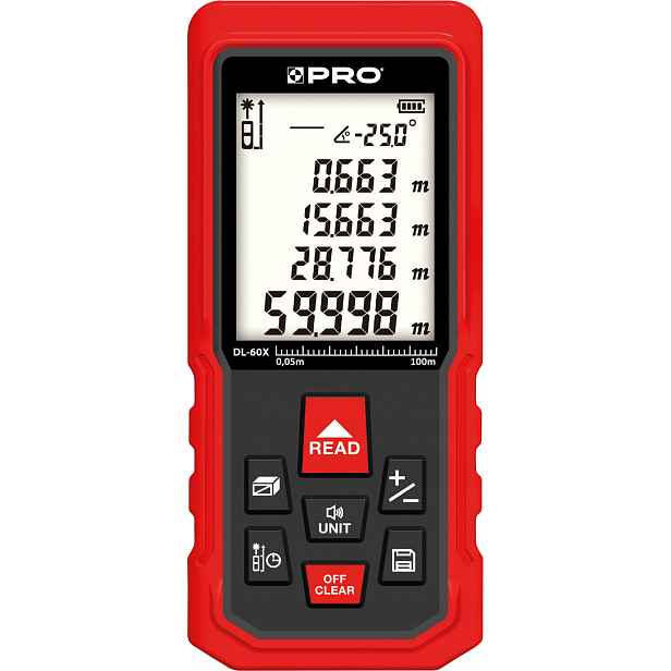 Laserový Dálkoměr DL-60X 100-L1-076 Pouzdro Pásek