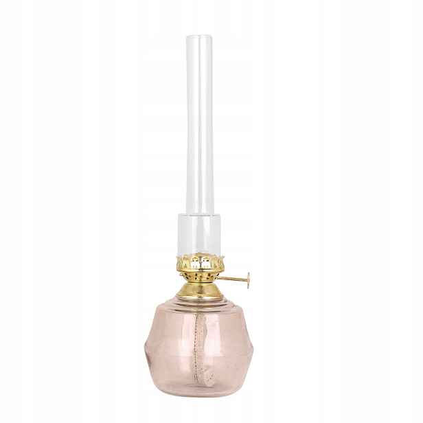 Petrolejová Lampa Mike lucerna růžová, výška 30 cm