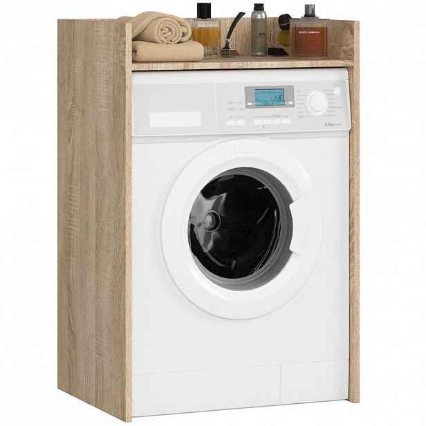 RAUMHIRSCH FURNITURE SKŘÍŇ NA PRAČKU, 64 × 50 × 98 cm dub Sonoma