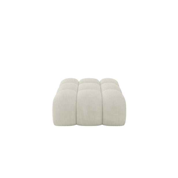 ALTDECOR TABURET OLEA-PUF 91x87x44 cm Krémová Manšestr