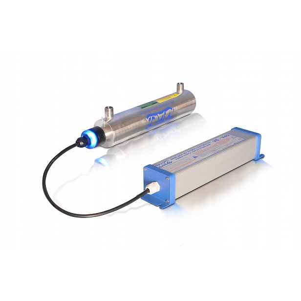 Uv lampa pro sterilizaci vody D2 Tma 0,75 m3/h