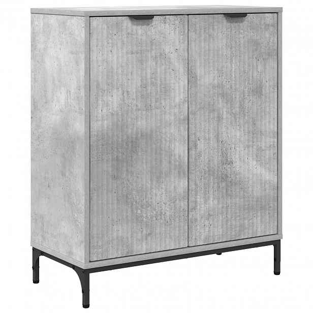 vidaXL Servírovací skříň Betonově šedá 69,5 x 33 x 82 cm