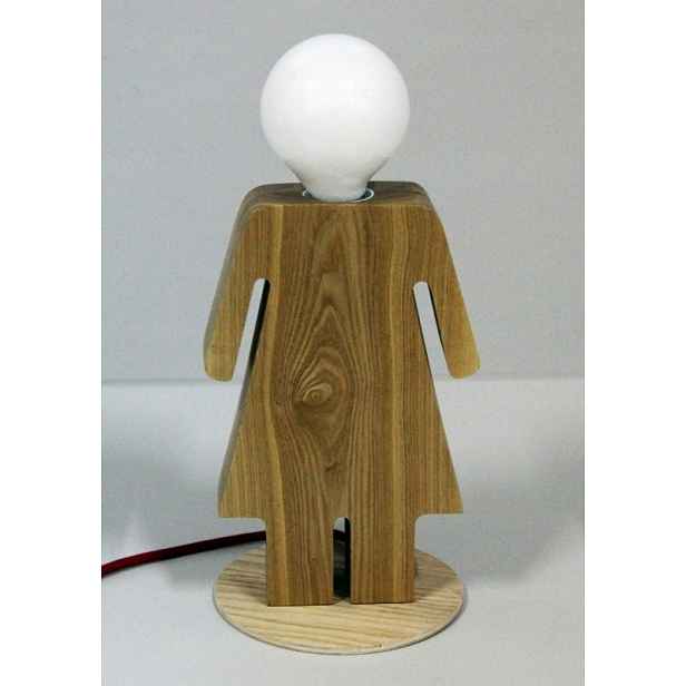 Dřevěná Noční Lampa Ozcan 6316-13 Pani
