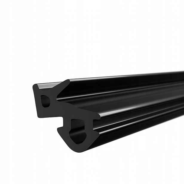 Okenní těsnění pro rámy oken Pvc Černá Elastická Veka S-1126 50 m