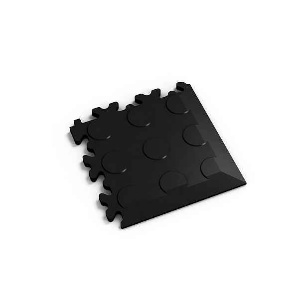 Dlaždice rohová Fortelock Machine industry penízky BLACK