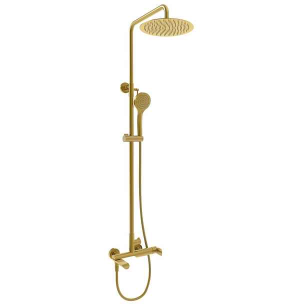 Rubineta Sprchový set s pákovou baterií ULTRA-10 OLO GOLD, zlatá