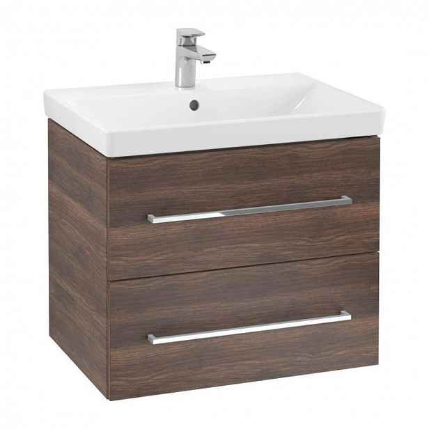 Villeroy & Boch Avento - Umyvadlová skříňka, 63x51x45 cm, 2 zásuvky, Arizona Oak A89000VH