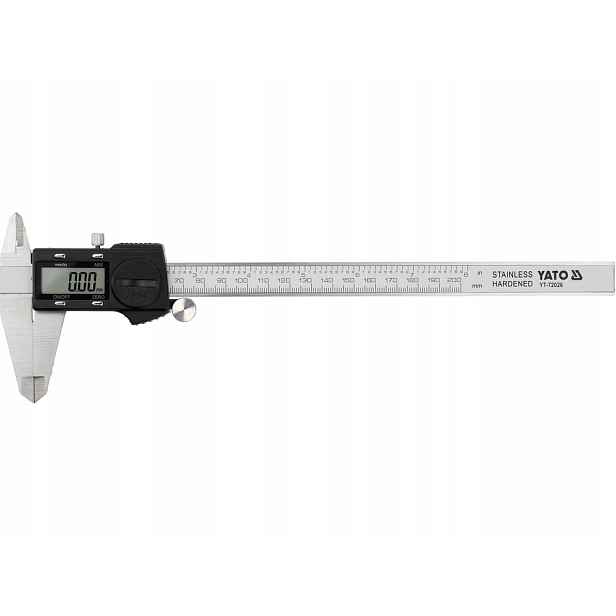 Elektronické posuvné měřítko Yato 200 mm, voděodolné, YT-72026
