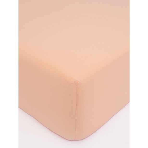 MKLuzkoviny.cz Jersey prostěradlo Classic 200 x 200 cm – lososová