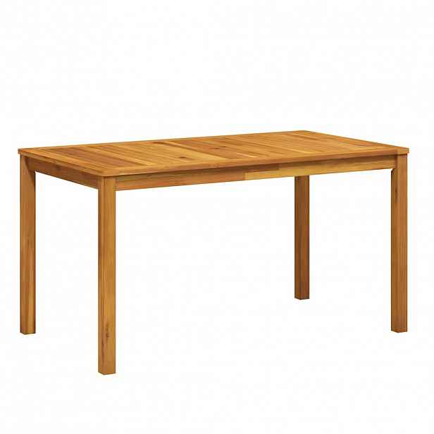 vidaXL Zahradní stůl 140 x 80 x 74 cm masivní akáciové dřevo