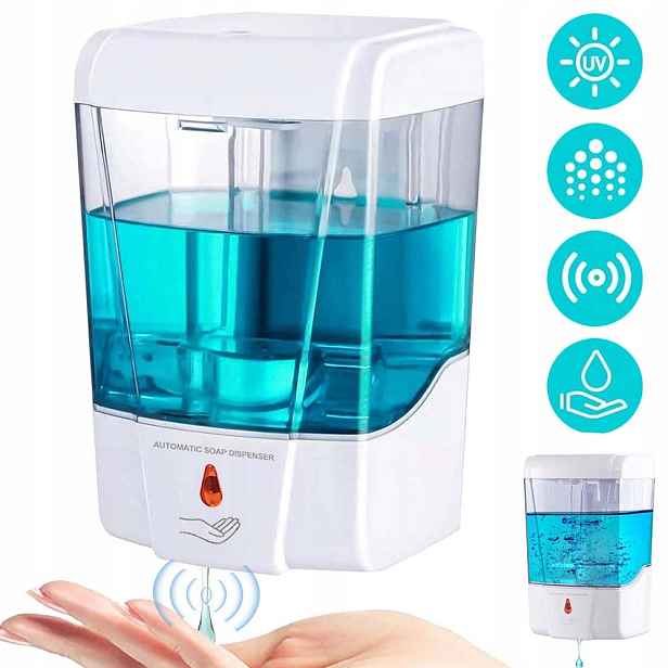 Dávkovač Mýdla Bezdotykový Automatický Dávkovač Na Mýdlo 700 ML
