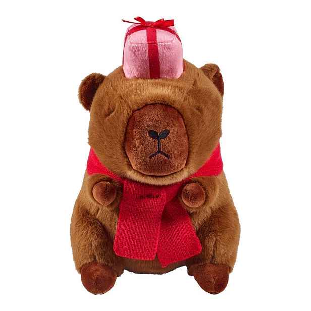 Dekorační polštář 20x30 cm Christmas Capybara – Catherine Lansfield