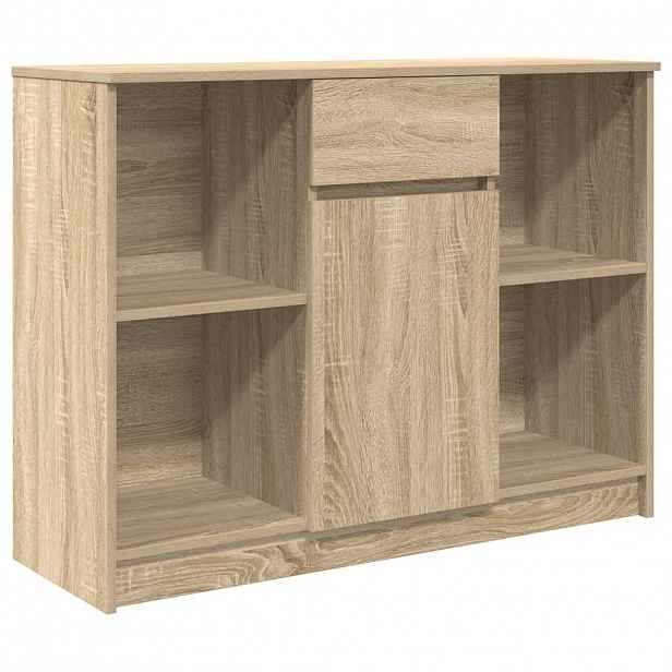 vidaXL Příborník se zásuvkou Sonoma Dub 101x35x76 cm kompozitní dřevo
