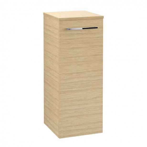 Villeroy & Boch Avento - Boční skříňka, 35x89x37 cm, 1 dvířka, Nordic Oak A89500VJ