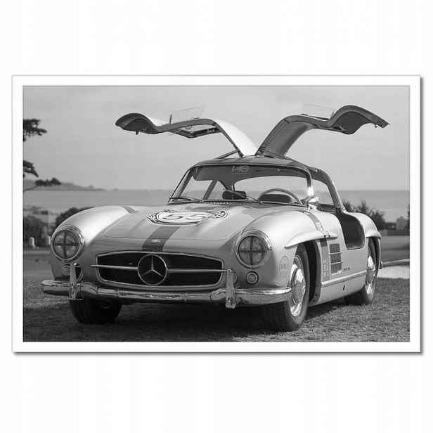 Plakáty v rámu 60x40 Mercedes Gullwing