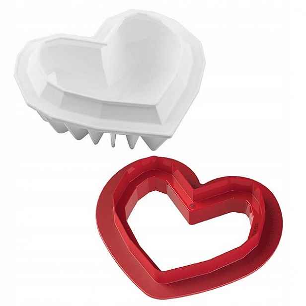 Silikonová 3D forma Silikomart Amore Origami dort