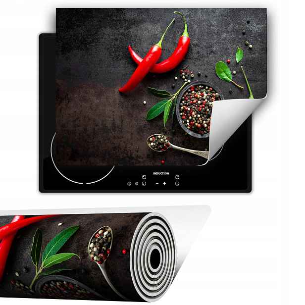 Svinovací Podložka Na Indukci Deska 80x52 cm Chilli koření