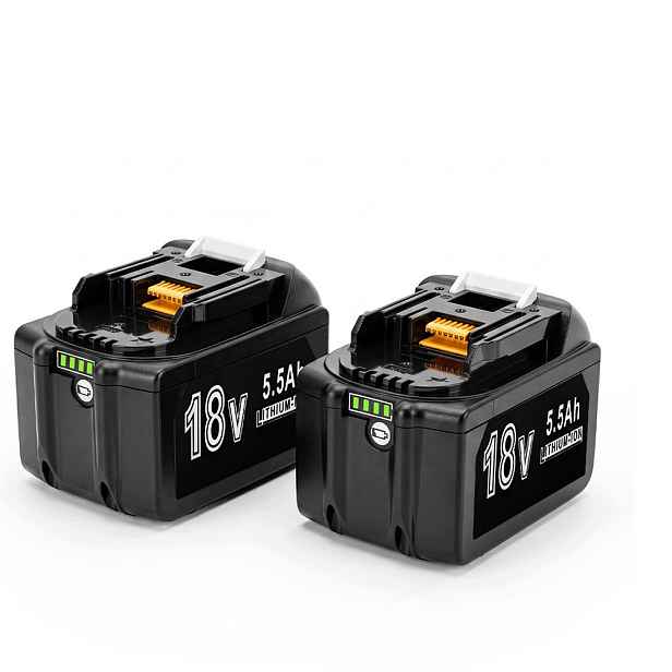 2x Akumulátor Li-Ion 18V 5.5Ah pro Makita kompatibilní s BL1850/1860 Lxt