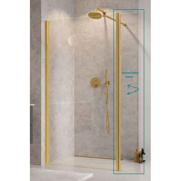 BESCO Boční otočný panel ECO-N GOLD — Pevná stěna - 30 cm