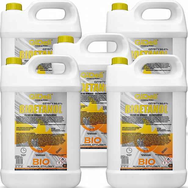 Bioetanol do krbu 5 x 5 l bezzápachové biopalivo