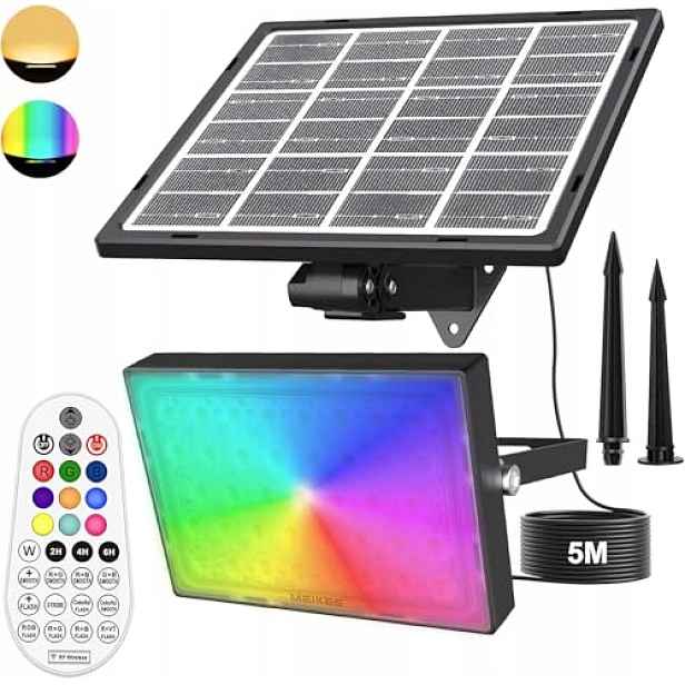 Meikee Rgb reflektor 30W Led Dálkový Ovladač IP66 10 barev 12 režimů