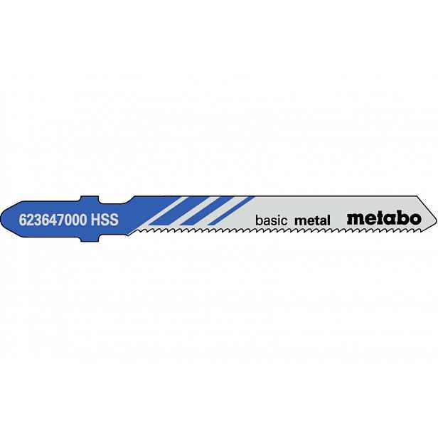 Metabo - Sada pilových plátků na kov, délka 51 mm, 5 ks 623647000