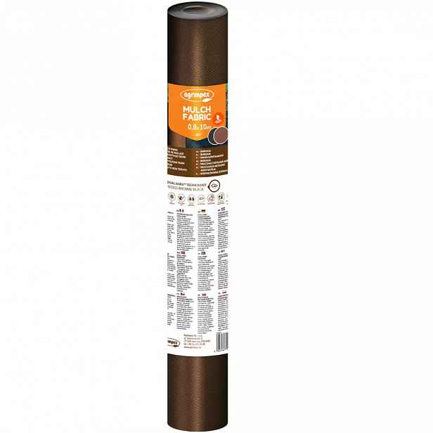 Mulčovací netkaná textilie Agrimpex hnedá/čierna 50 g 0,8x10 m mini rolka