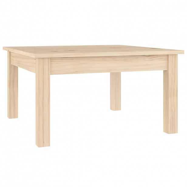vidaXL Konferenční stolek 55 x 55 x 30 cm masivní borové dřevo