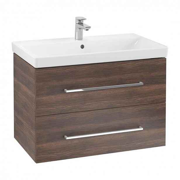 Villeroy & Boch Avento - Umyvadlová skříňka, 78x51x45 cm, 2 zásuvky, Arizona Oak A89100VH