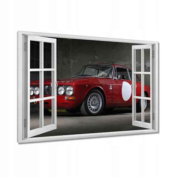 Obrazy 120x80 Červená Alfa Romeo