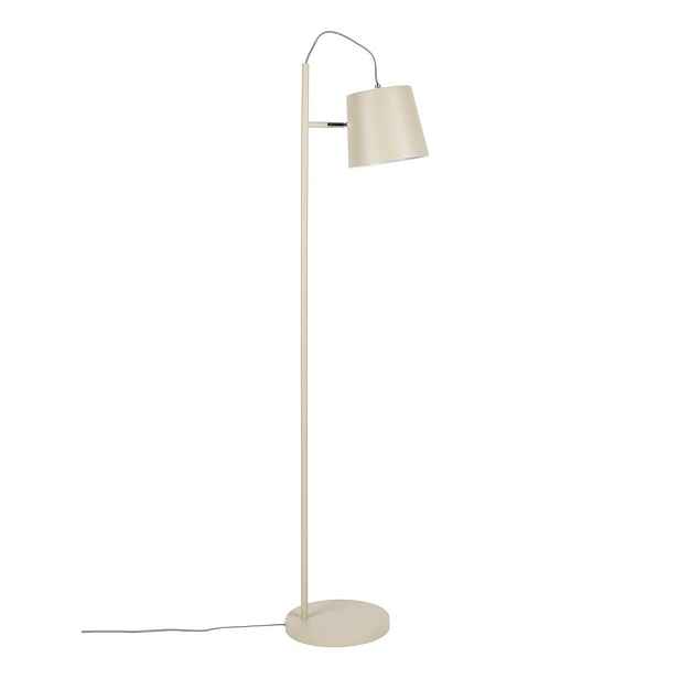 Béžová stojací lampa s kovovým stínidlem (výška 150 cm) Buckle – Zuiver