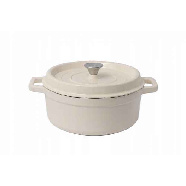 Hrnec litinový smaltovaný indukční trouba Pokrývka Nois Tierra 28 cm 5,6 l