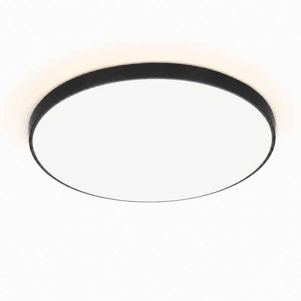 Led koupelnové stropní svítidlo Plafon černé do obývacího pokoje 4500K IP44 24W