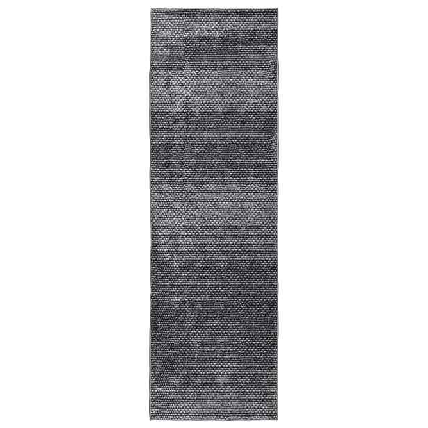 vidaXL Koberec Antracitová 100 x 300 cm 100% polyester 3 mm Lze prát