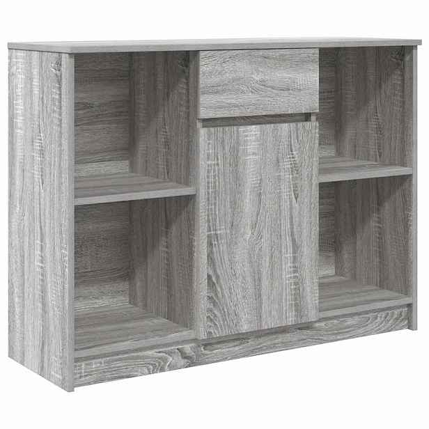 vidaXL Příborník se zásuvkou šedý Sonoma 101x35x76 cm kompozitní dřevo