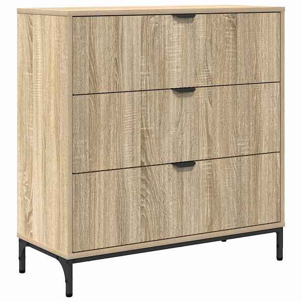 vidaXL Servírovací skříň Sonoma dub 79,5 x 33 x 82 cm Kompozitní dřevo
