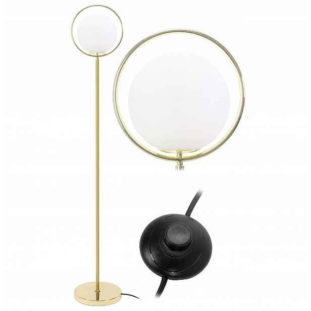 Moderní Zlatá Glamour Stojací Lampa