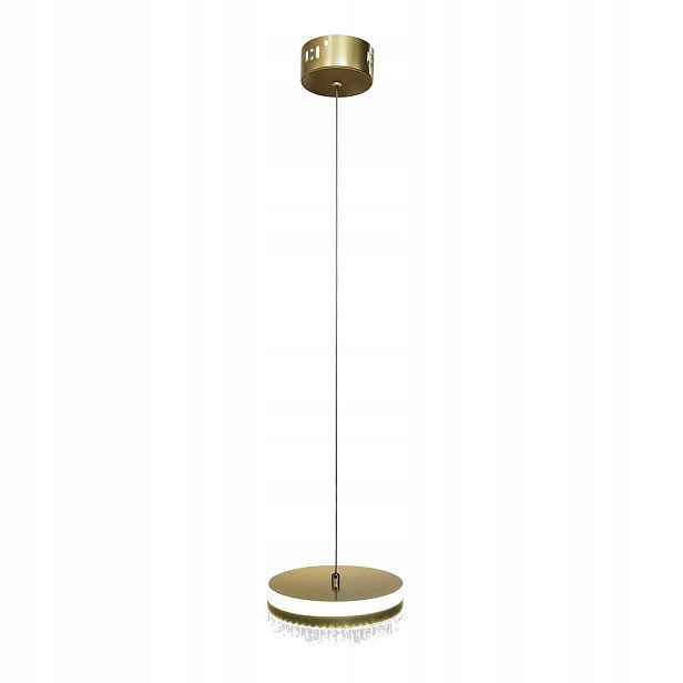 Závěsná lampa zlatá disková Led 25W 4000K 1600 lm preciosa Milagro