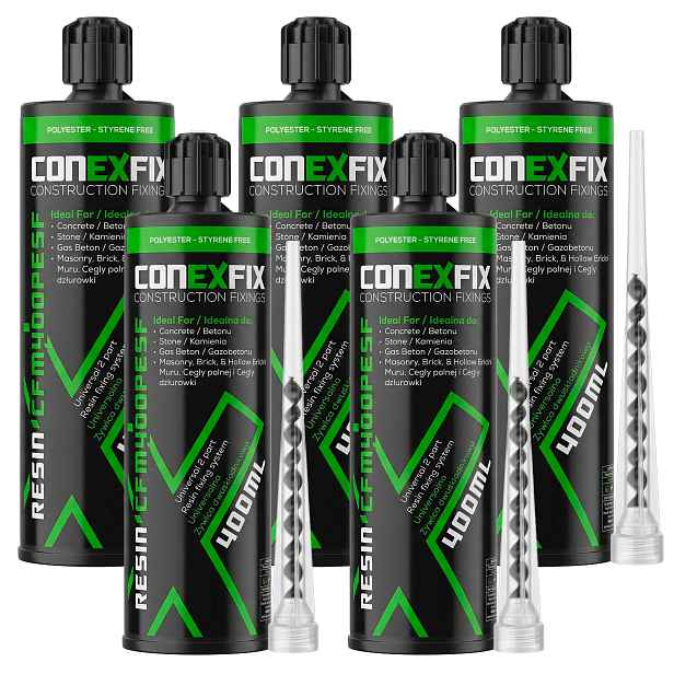 Univerzální Chemická Kotva ConexFix 400 ml hustá míchadlo součástí balení