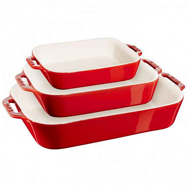 Staub keramické zapékací mísy, 3 ks