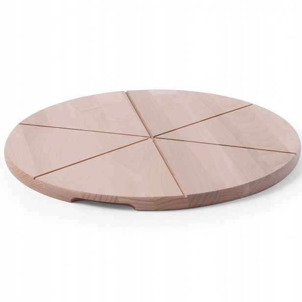 Dřevěná krájecí deska na pizzu 35 cm Hendi 505