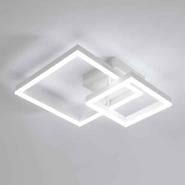 Led stropní svítidlo závěsné bílé čtvercové moderní do obývacího pokoje 6500k 36W