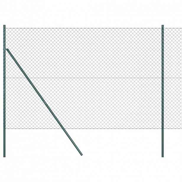 vidaXL Oplocení na řetězcích se upevňuje na zem 10 x 1,6 m Zelená