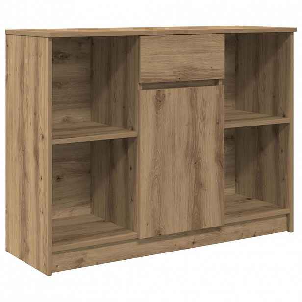 vidaXL Příborník se zásuvkou Artisan Dub 101x35x76 cm kompozitní dřevo