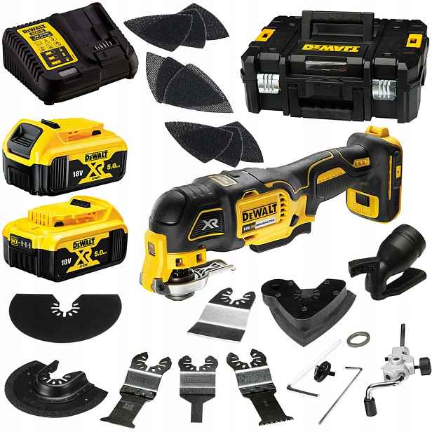 Multifunkční nástroj bruska 18V 2x5Ah Xr DeWALT DCS356P2-QW